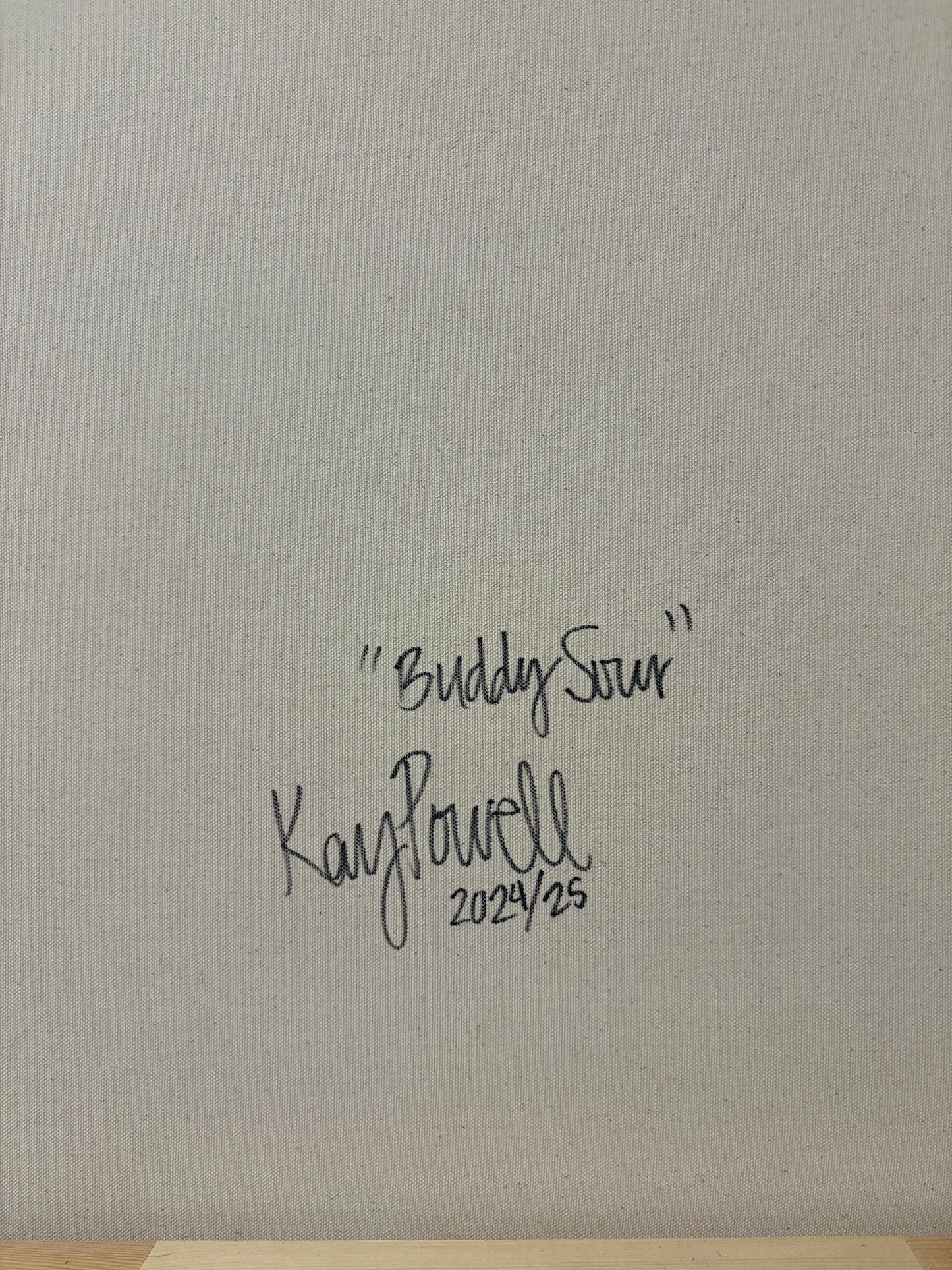 "Buddy Sour" 48" x 50"